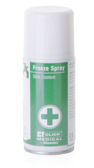 Click Medical Freeze Spray Skin Coolant 150ml White