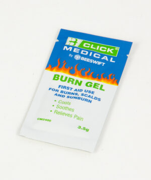 Click Medical Emergency Burn Gel Sachet 3.5g White/blue