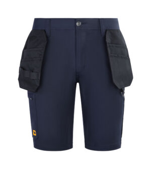 Jcb Workwear Unisex Stretch Holster Pocket Shorts Navy Blue