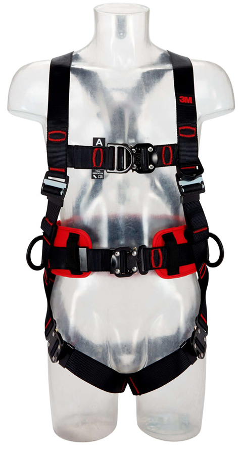 3m Protecta Comfort Belt Fall Arrest Harness Extra Large Black