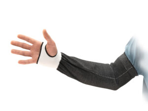 Ansell Hyflex 11-251 18" Sleeve Wide Th Black/white
