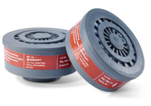 Beeswift Respirator A1 Filters (pair) Grey