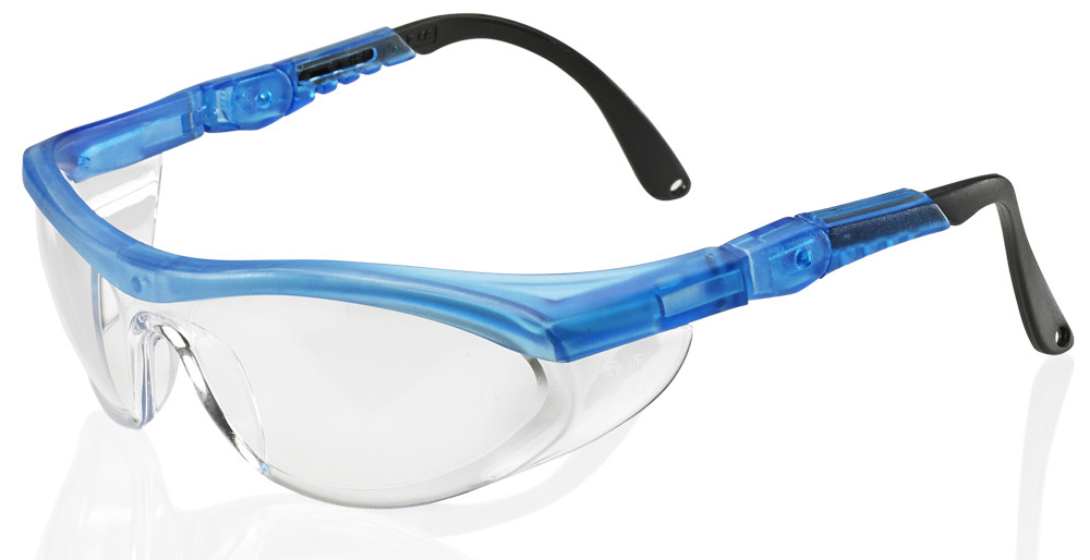 Beeswift Utah Safety Glasses Clear / Blue