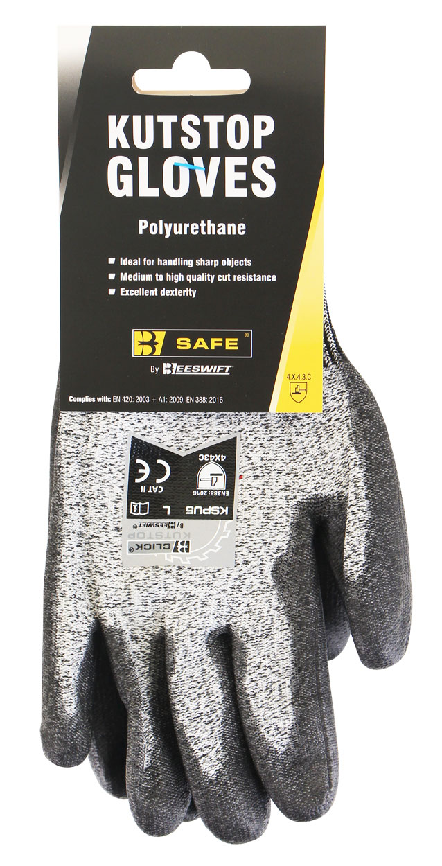 Kutstop Polyurethane Glove Black