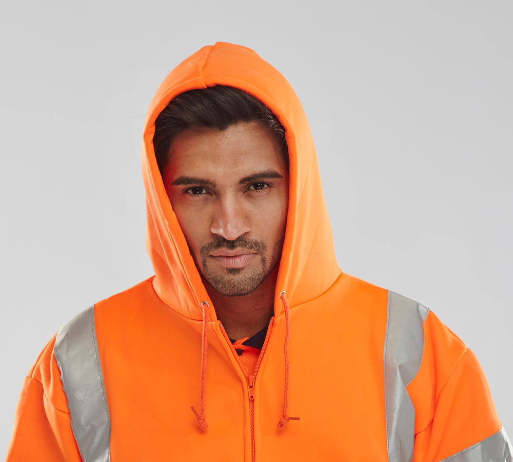 Beeswift Essential Hi-vis Zipped Hoodie - Image 3