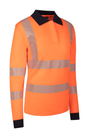 Beeswift Click Arc Flash Womens Polo Shirt Hi Vis Orange