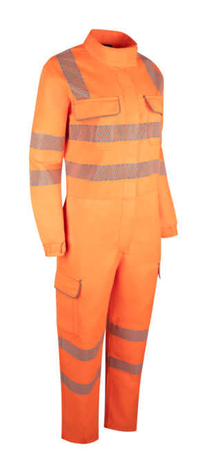 Beeswift Click Arc Flash Womens Coverall Hi Vis Orange