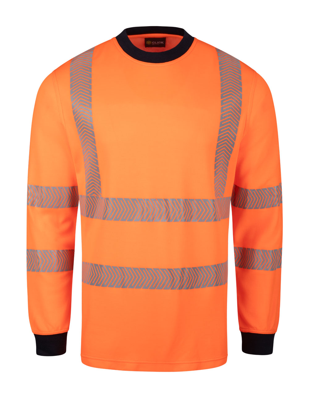 Beeswift Click Arc Flash Mens T-shirt Hi Vis Orange - Image 2