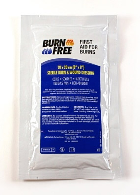 Burn Free Burns Dressing 20 X 20cm White