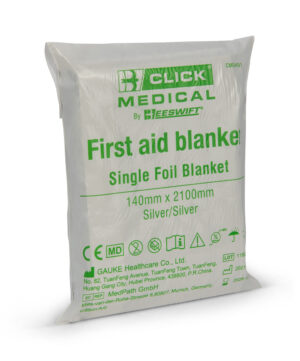 Click Medical Foil Blanket Chrome