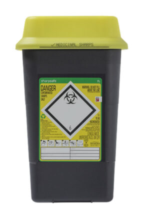 Sharpsafe Sharps Bin 7ltr Yellow