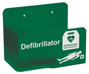 Click Medical Aed Defibrillator Wall Bracket Green