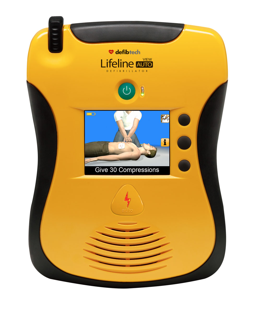 Lifeline View Auto Defibrillator Yellow - Image 2