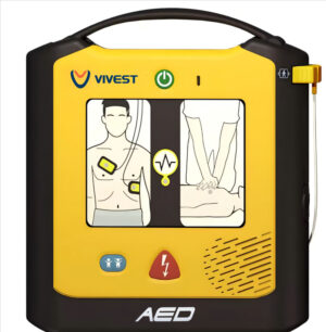Vivest Power Beat Semi Automatic Defibrillator Aed X1 Black