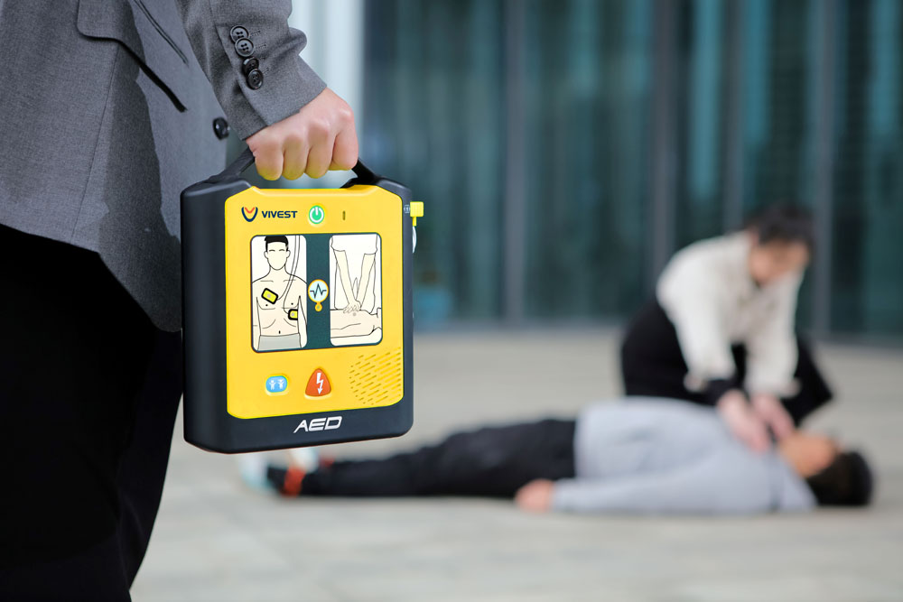 Vivest Power Beat Semi Automatic Defibrillator Aed X1 Black - Image 3