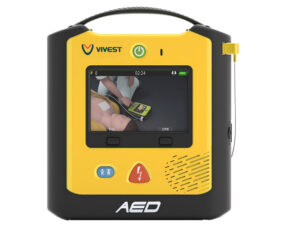 Vivest Power Beat Semi Automatic Defibrillator Aed X3 Black