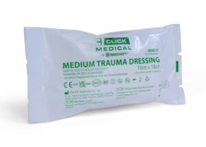 Click Medical Trauma Dressing 10 X 18 - Medium White