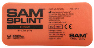 Sam Splint Finger 9.5 X 4.6cm Orange