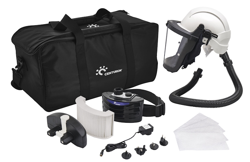 Centurion Conceptair Helmet & Flip Up Visor Kit P3 Black/white