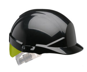 Centurion Reflex Safety Slip Ratchet Helmet With Hi-vis Yellow Rear Black
