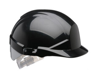 Centurion Reflex Safety Slip Ratchet Helmet With Silver Rear Black