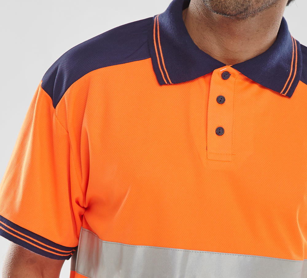 Beeswift Hi-vis Two-tone Polo Shirt - Image 4