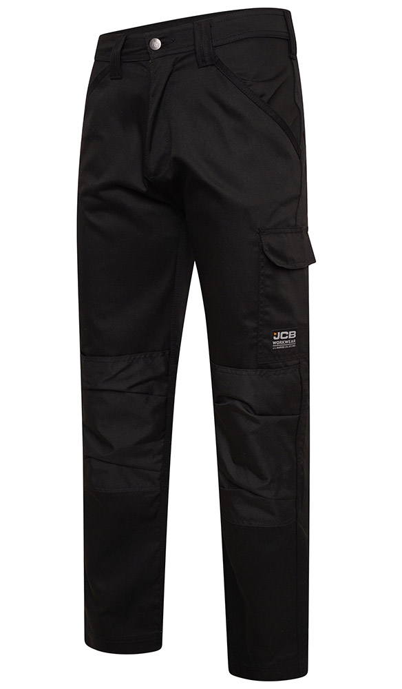 Jcb Workwear Essential Trousers Black - Image 2