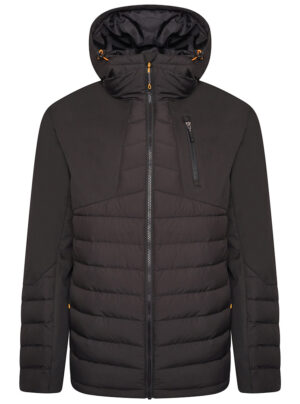 Jcb Workwear Trade Hybrid Padded Jacket Black