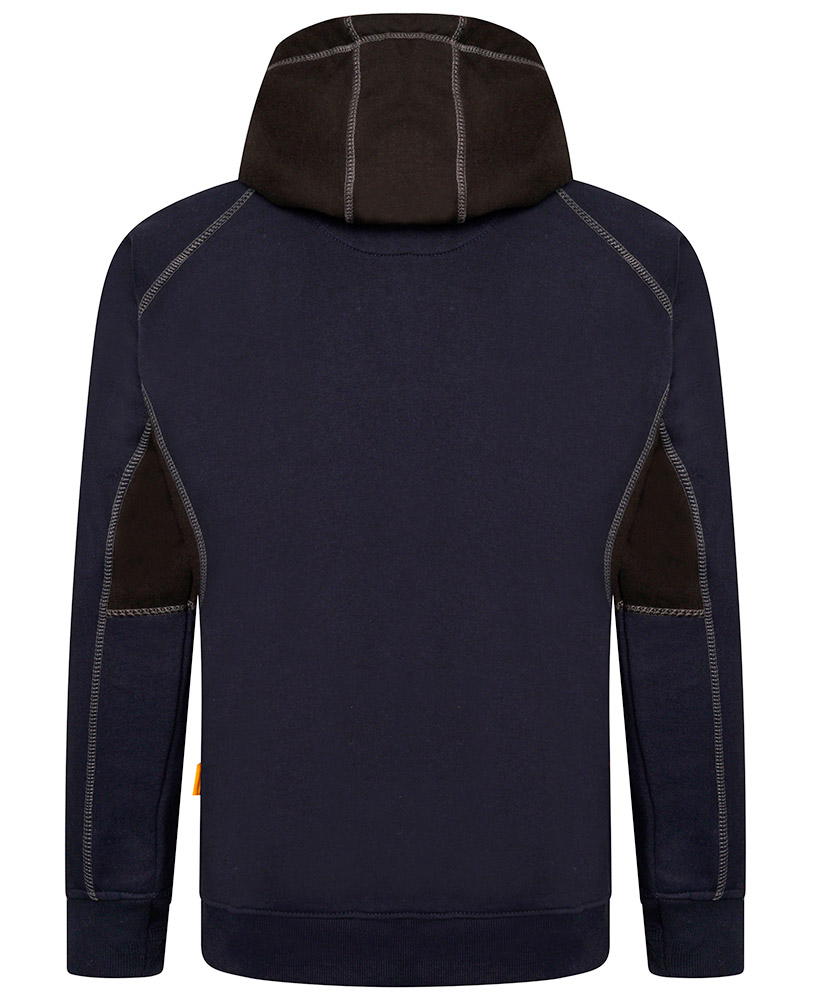 Jcb Workwear Horton Hoodie Navy / Black - Image 5