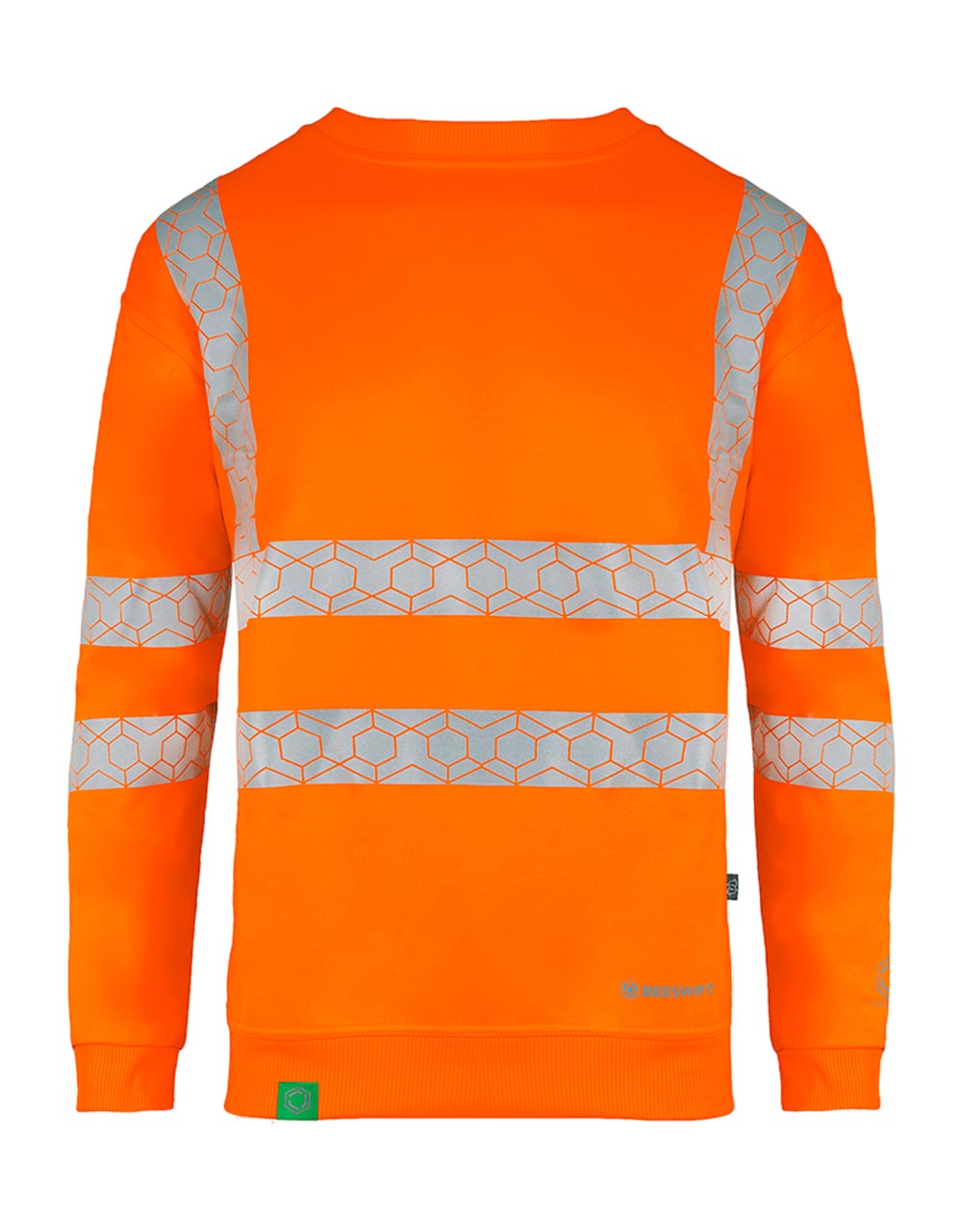 Beeswift Envirowear Hi-vis Recyclable Sweatshirt - Image 2