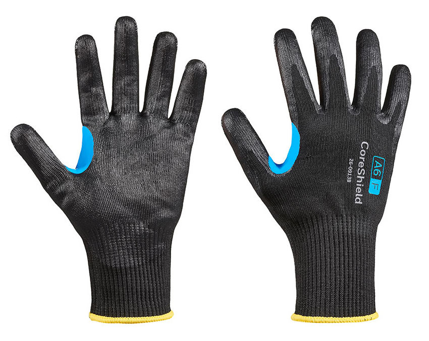 Honeywell Coreshield Smooth Nitrile Cut F Gloves Black