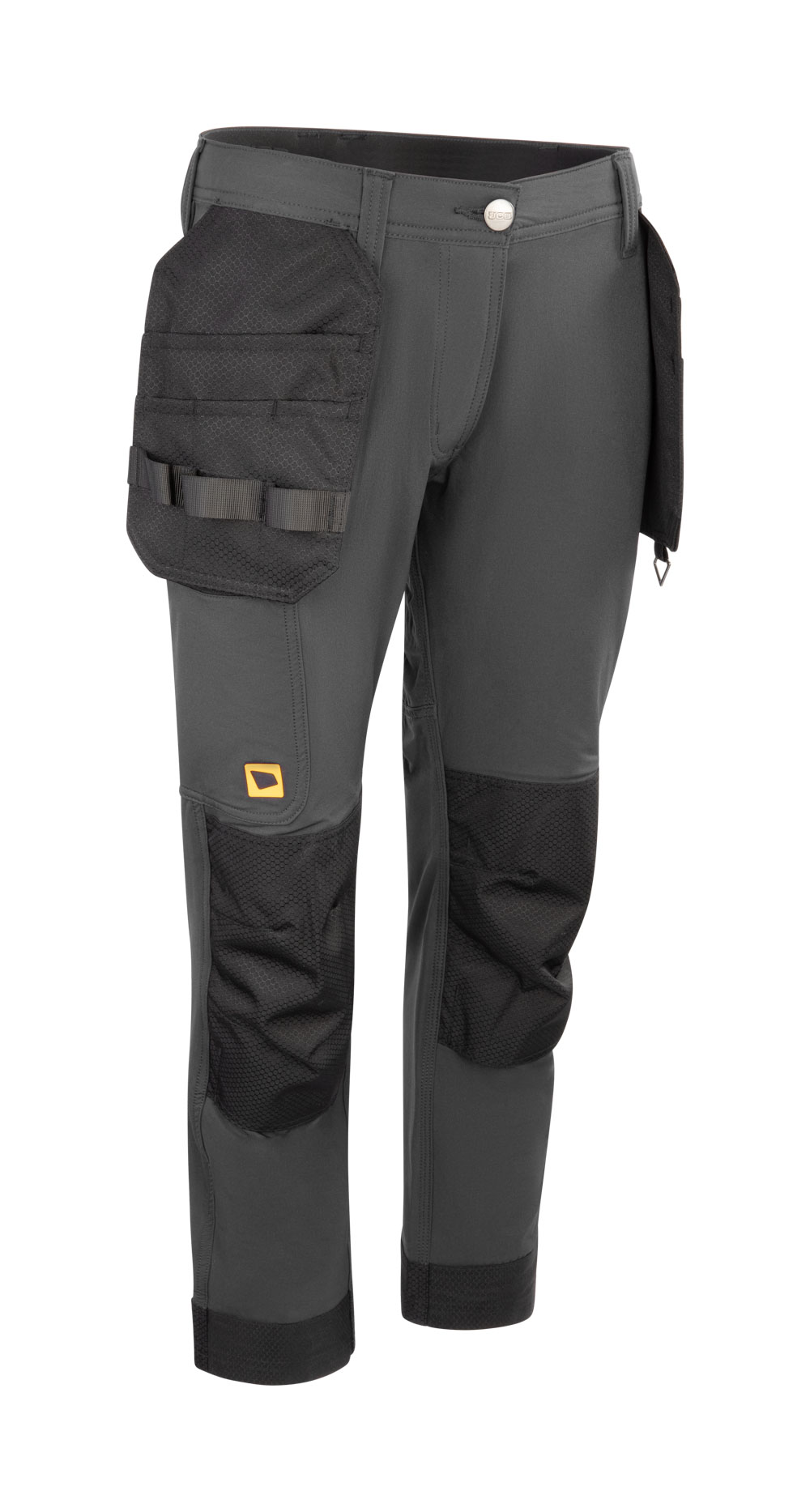 Jcb Workwear Ladies 4-way Stretch Holster Pocket Trousers Dark Shadow - Image 2