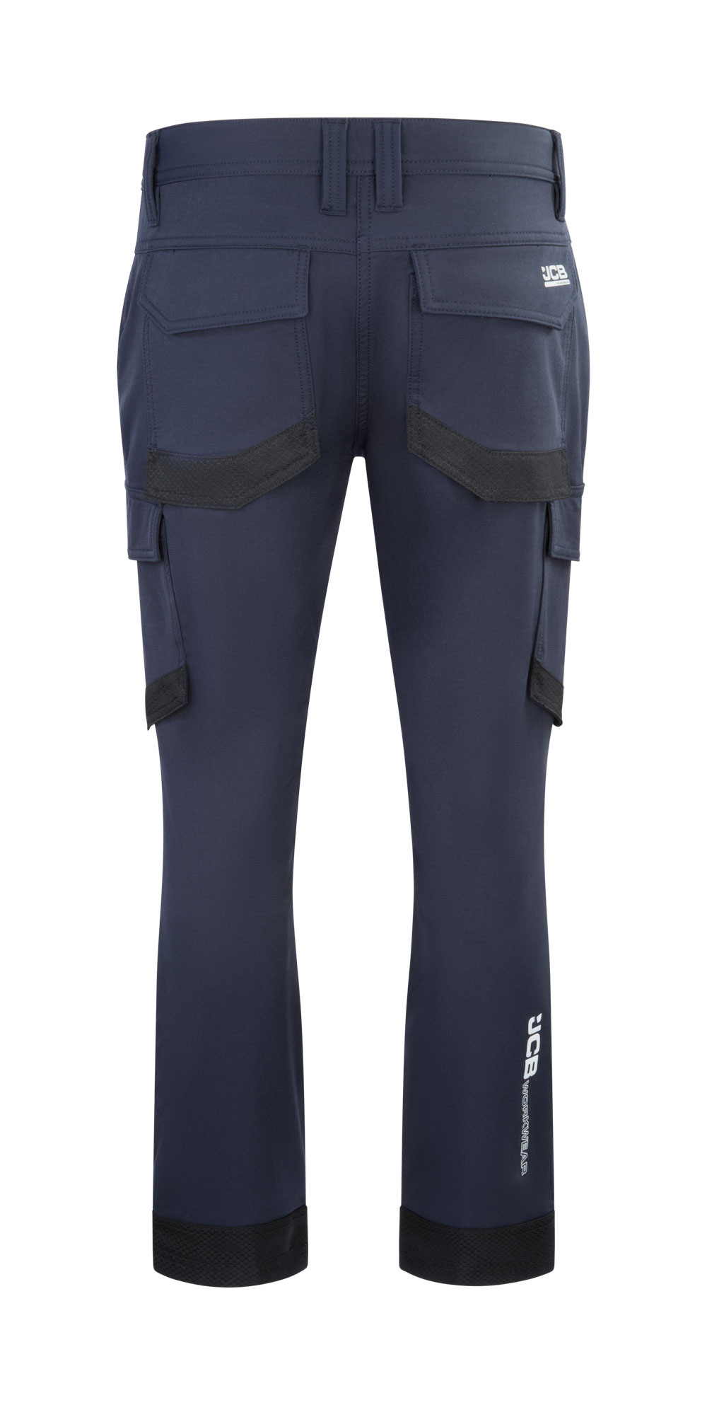 Jcb Workwear Ladies 4-way Stretch Trousers Navy Blue - Image 3