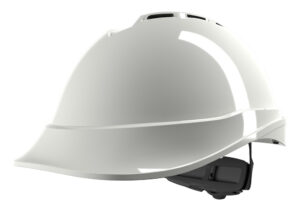 Msa V-gard 200 Fas-trac Iii Vented Safety Helmet White
