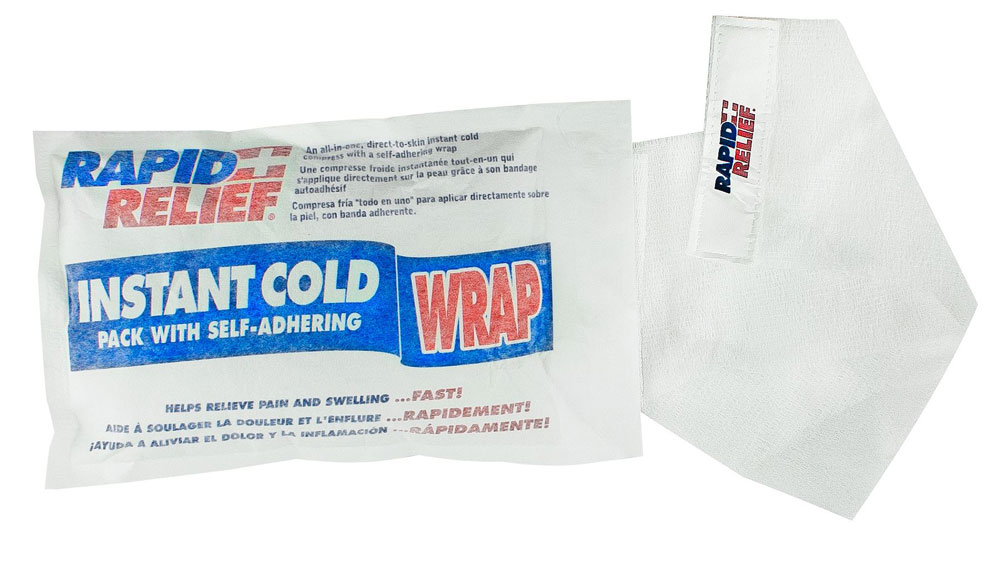 Rapid Relief Instant Cold Pack Large 5"x 9" White - Image 2