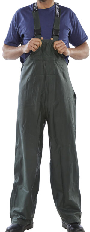Beeswift Super Bib & Brace Olive Green