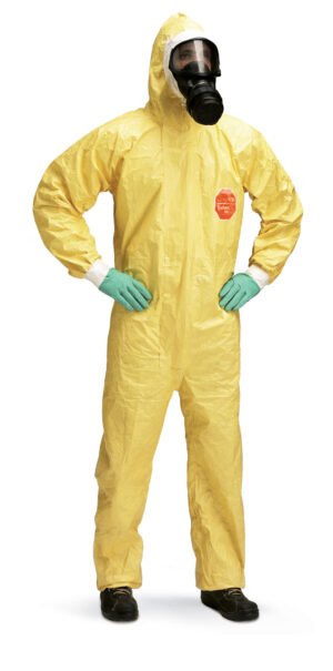 Tychem® 2000 C Hooded Disposable Coverall Yellow