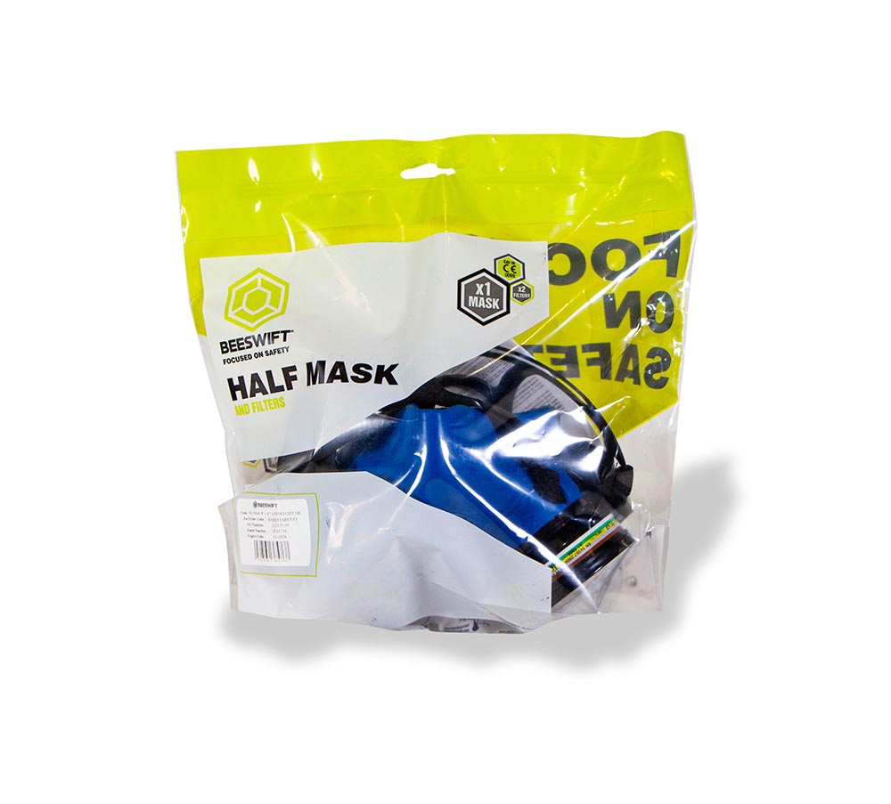 Beeswit Respirator & Abekp3 Filter Kit Blue - Image 2