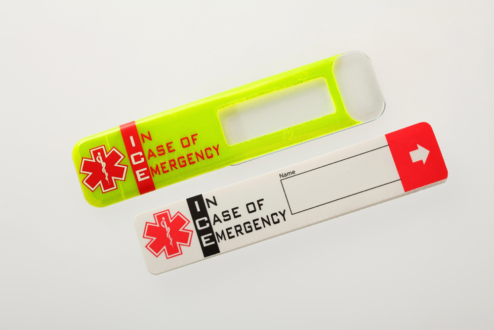 Vital Id Emergency Id Data Window Ice Tag Saturn Yellow - Image 2