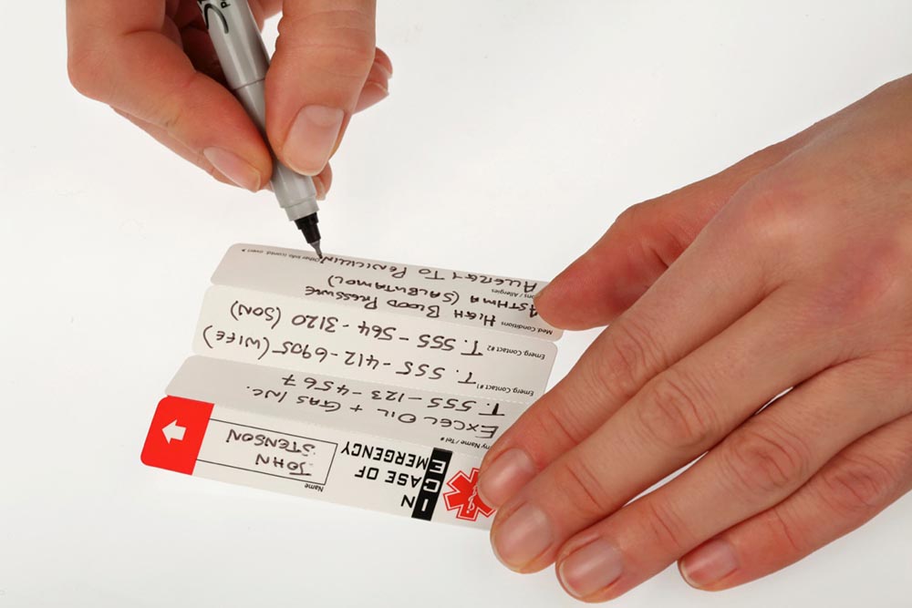 Vital Id Emergency Id Data Window Ice Tag Saturn Yellow - Image 3